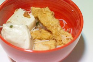 tiong bahru YTF - fish stuffed beancurd