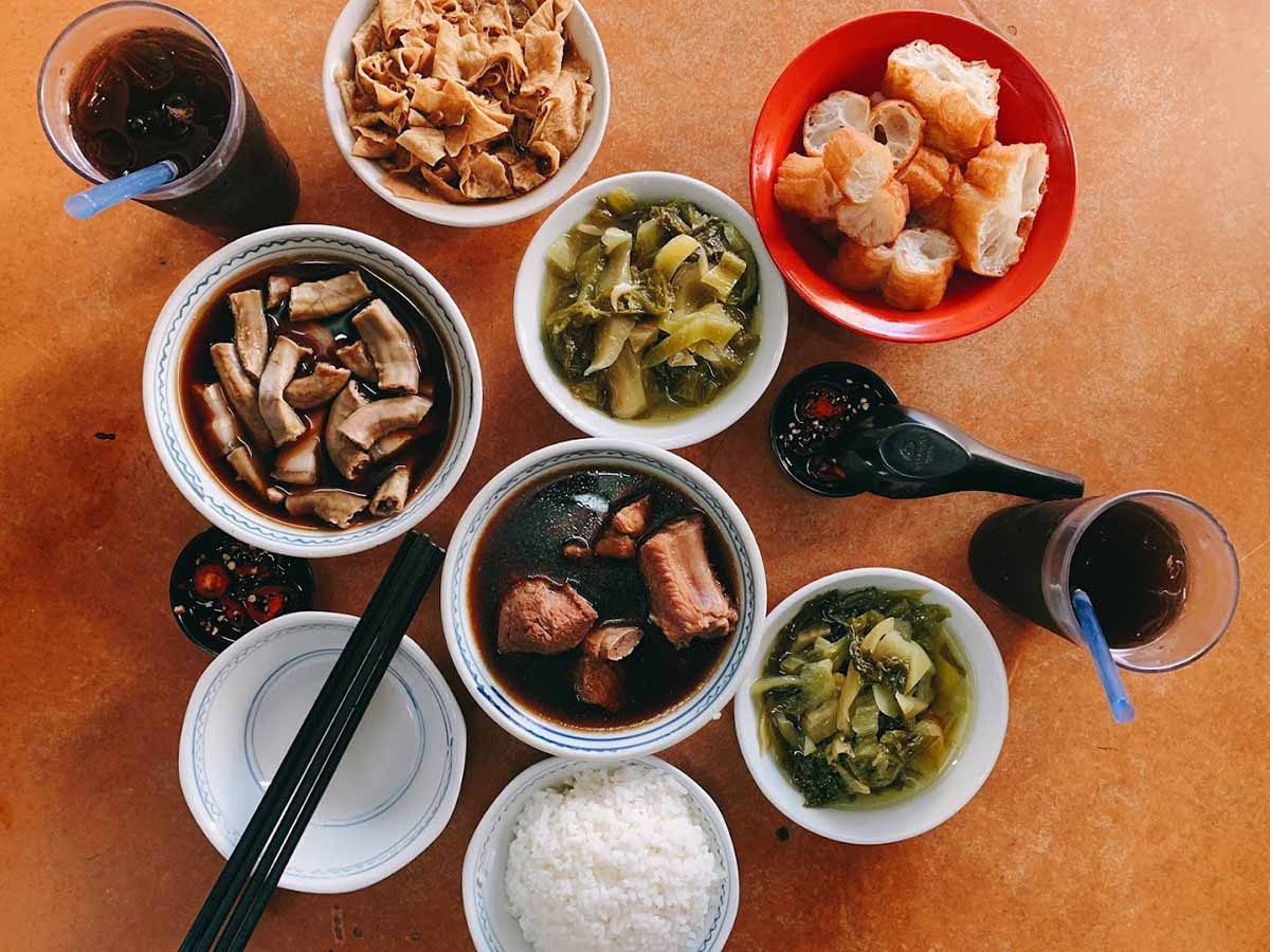 Hwa Mei Bak Kut Teh - Various dishes