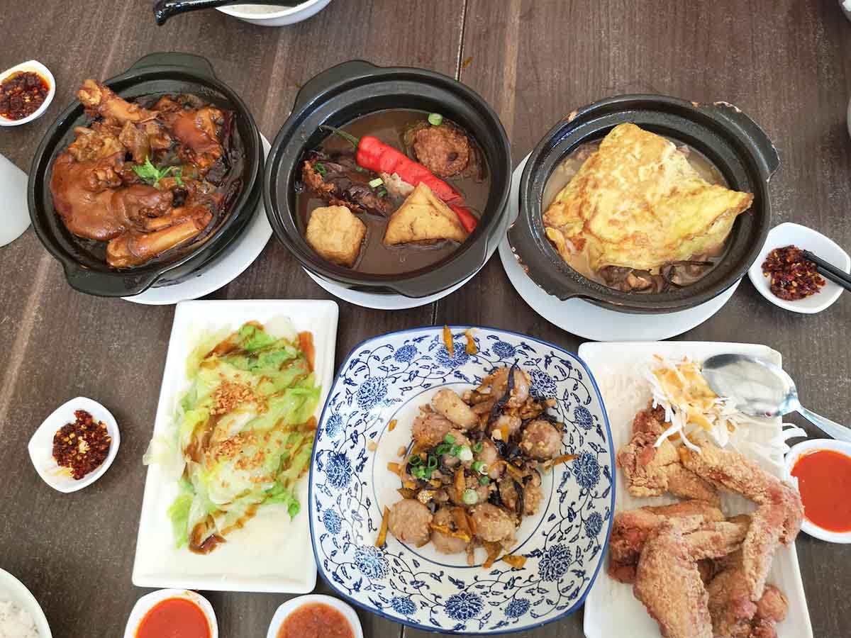 Ke Ren Lai - Various dishes