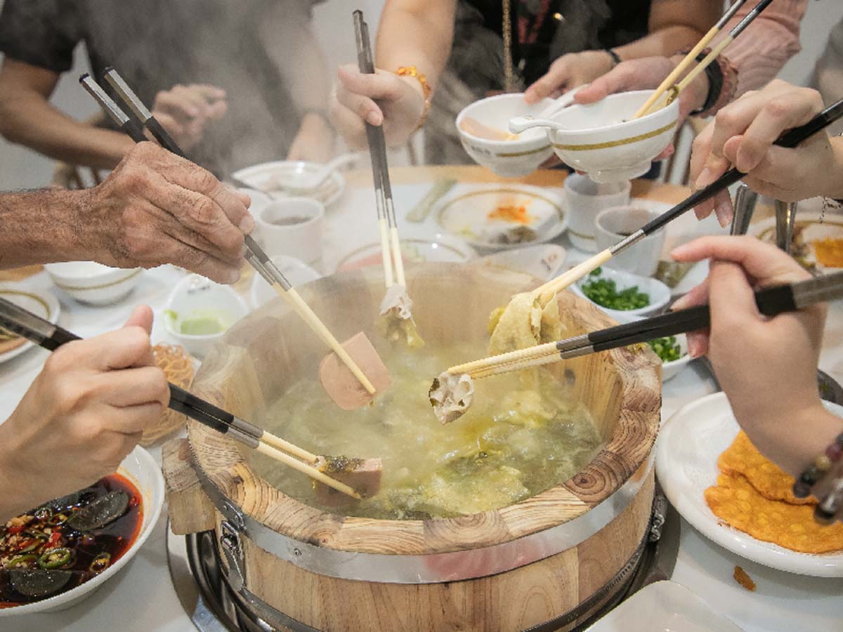 Xiangshan Fish Steamboat - Various dishes