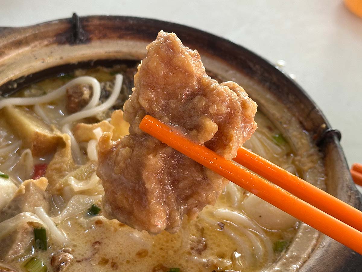 Tao Xiang Bak Kut Teh Fish Head Noodles - Fried fish