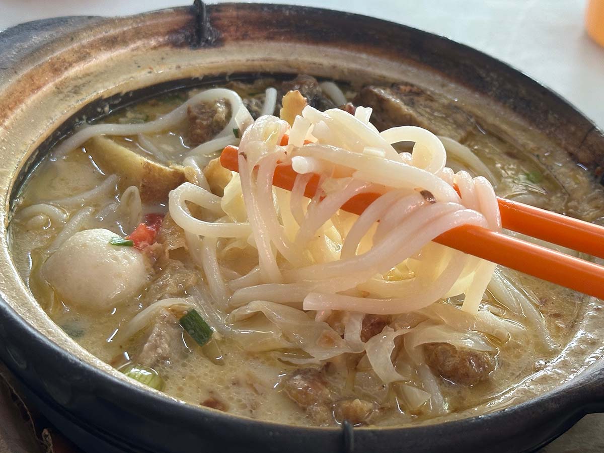 Tao Xiang Bak Kut Teh Fish Head Noodles - The noodles