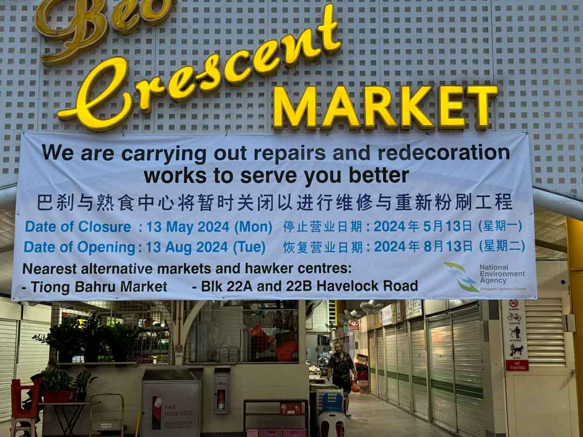 beo crescent market - closure notice