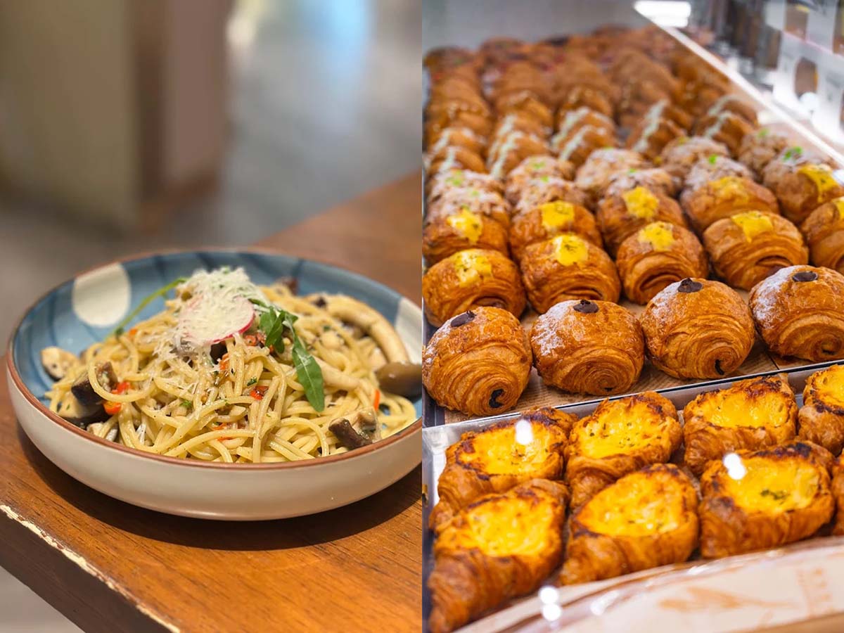 Manzanita Patisserie - Pasta & croissant