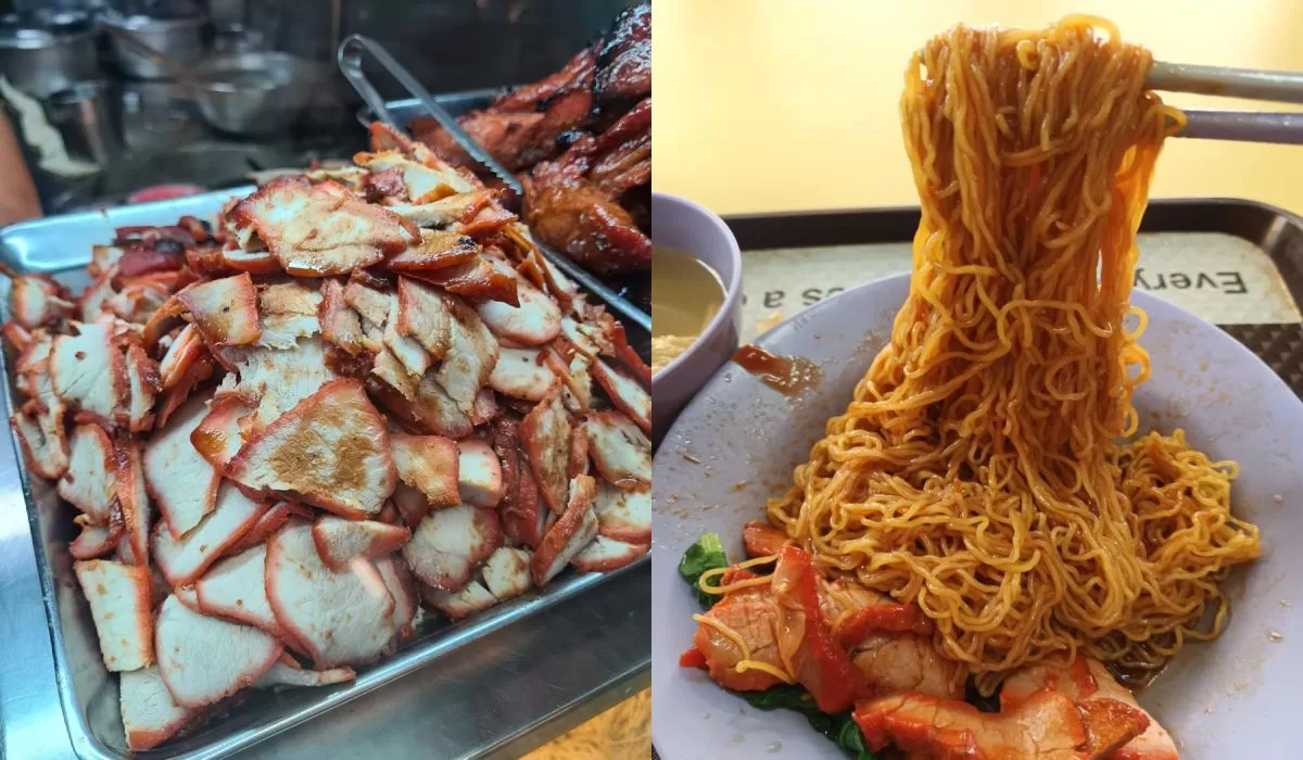 Hup Heng Wonton Mee - Char Siew & Noodles