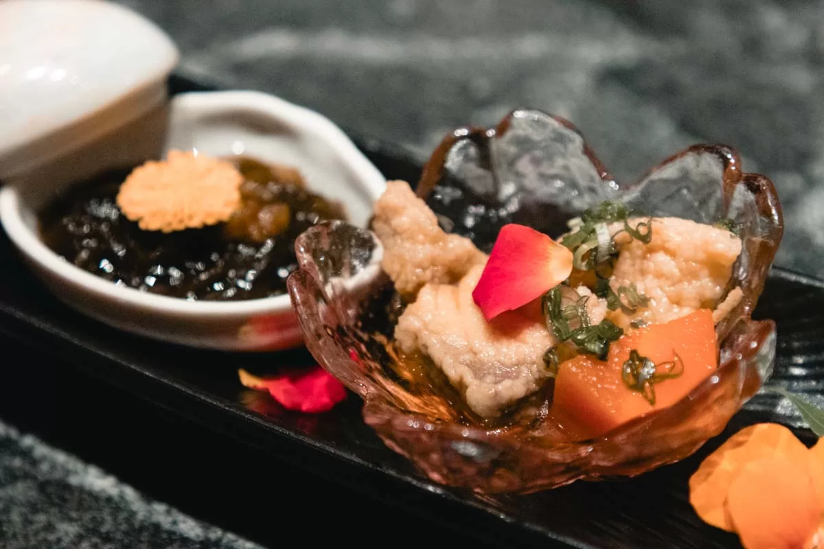 An Omakase - appetiser