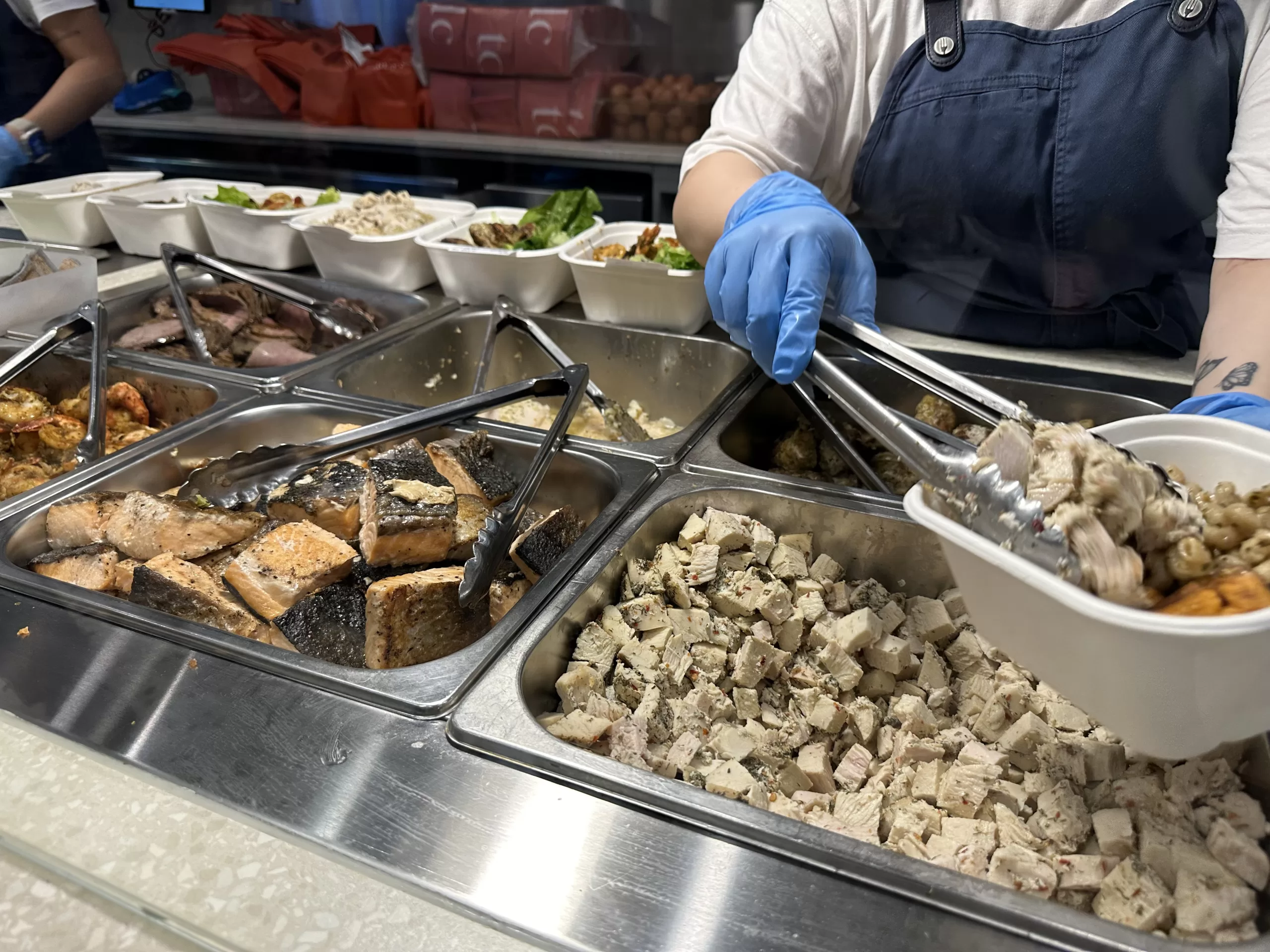 Daily Cut - scooping of protein