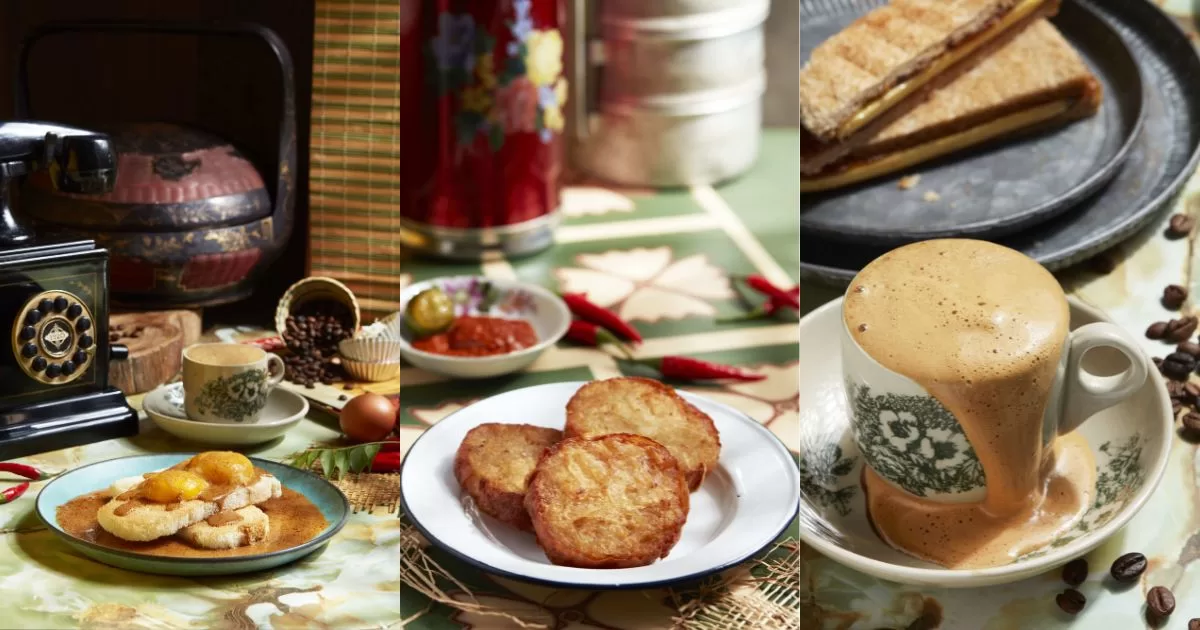 Ipoh Town Kopitiam Curry Toast, Fried Turnip Cake, Ipoh White Coffee Ipoh Town Kopitiam - Curry Toast, Fried Turnip Cake, Ipoh White Coffee