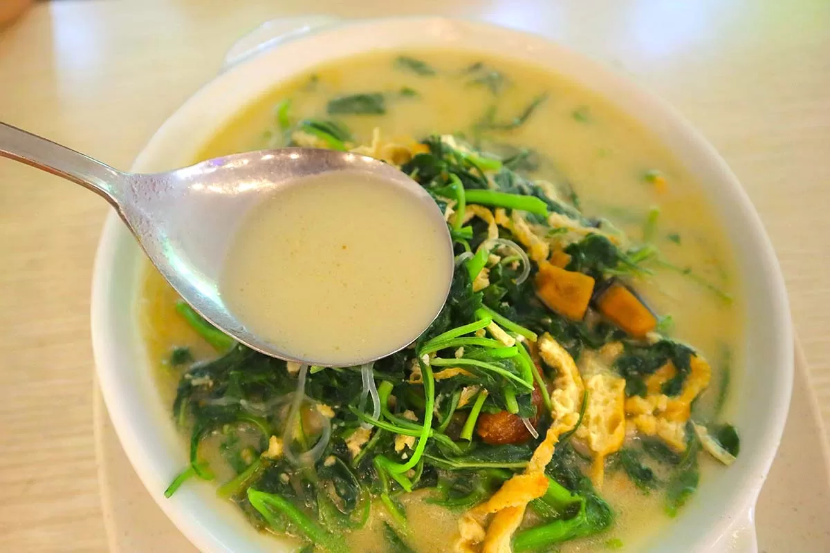 chekitchen15 worst rated zi char - spinach broth