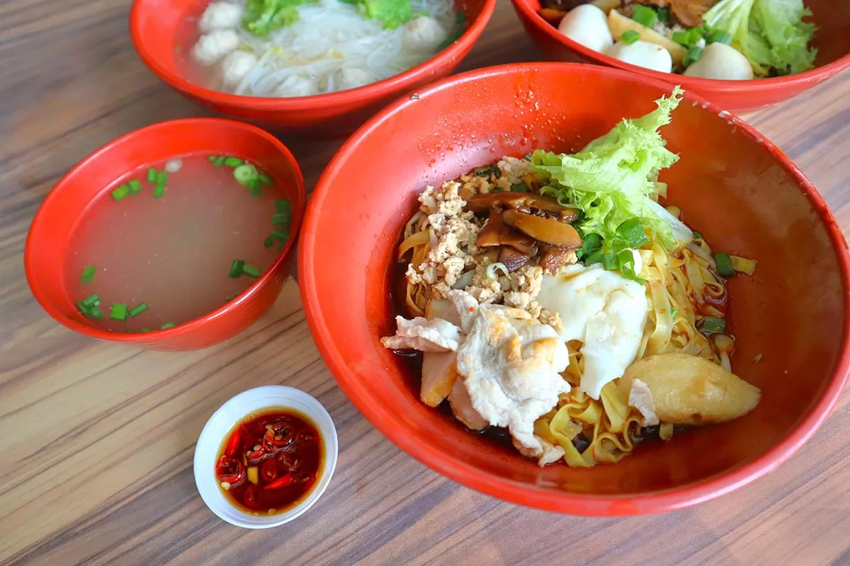 bangbangbcm4 bang bang mushroom bcm - mushroom minced meat noodle