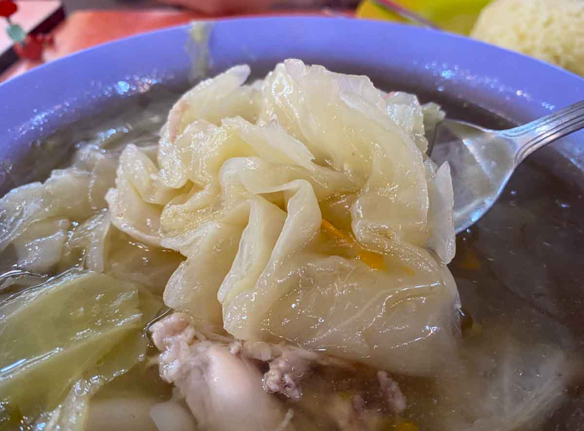 katong mei wei - cabbage soup