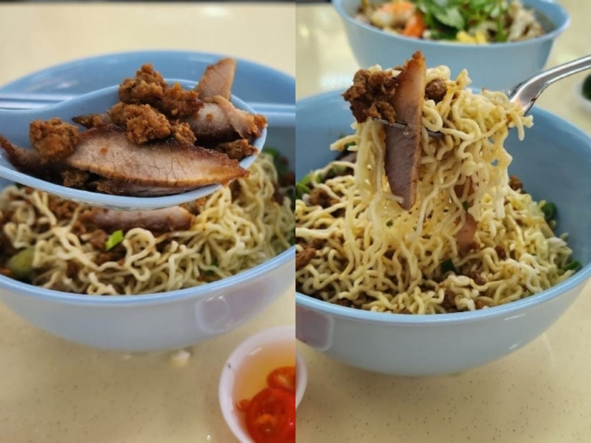 Sarawak Delicacy Laksa & Kolo Mee - kampua noodles