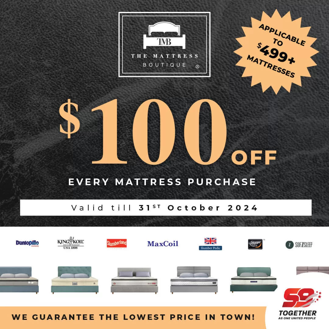 The Mattress Boutique $100 OFF every mattress purchase 1719475406 original