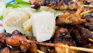 kwong satay - ketupat