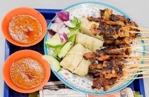 kwong satay - satay platter