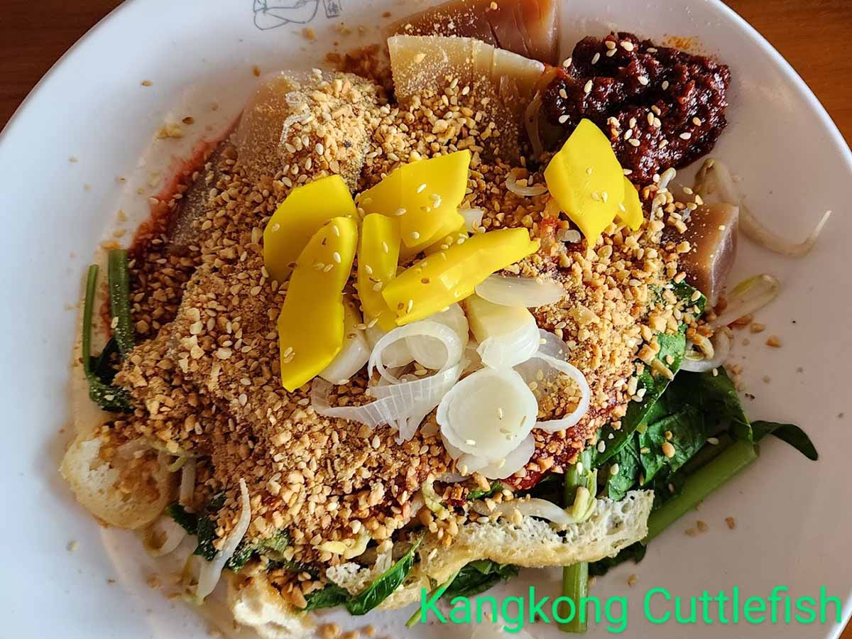 Teochew Satay Bee Hoon - Cuttlefish Kang Kong