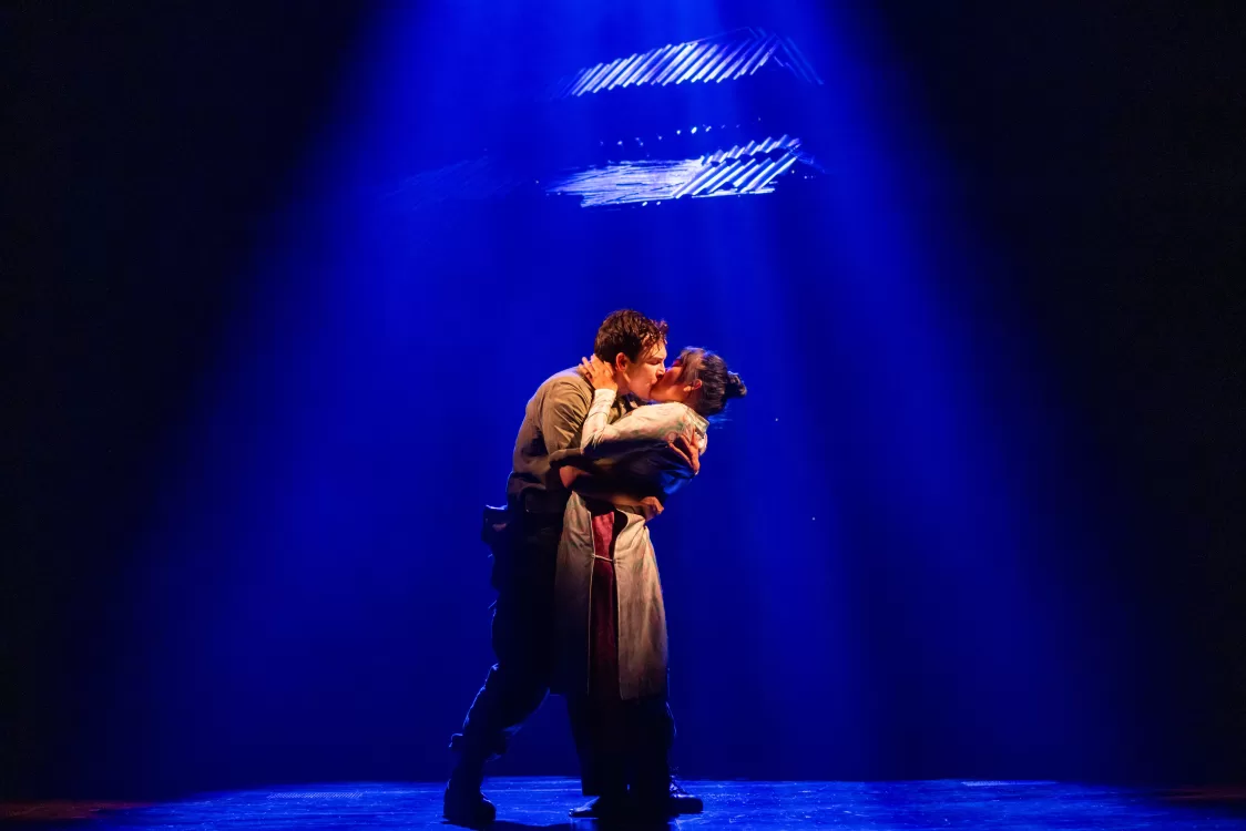 misssaigon - man and woman kissing