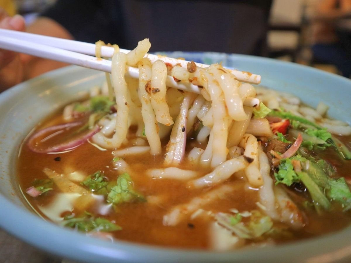 Traditional Penang Food - assam laksa noodles