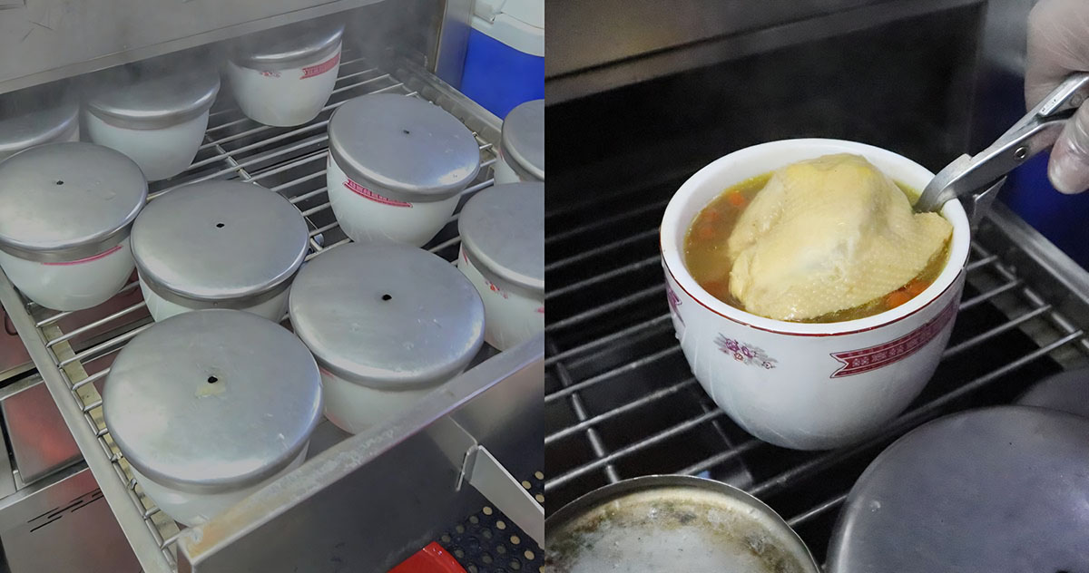 best double-boiled soup - soup in steamer