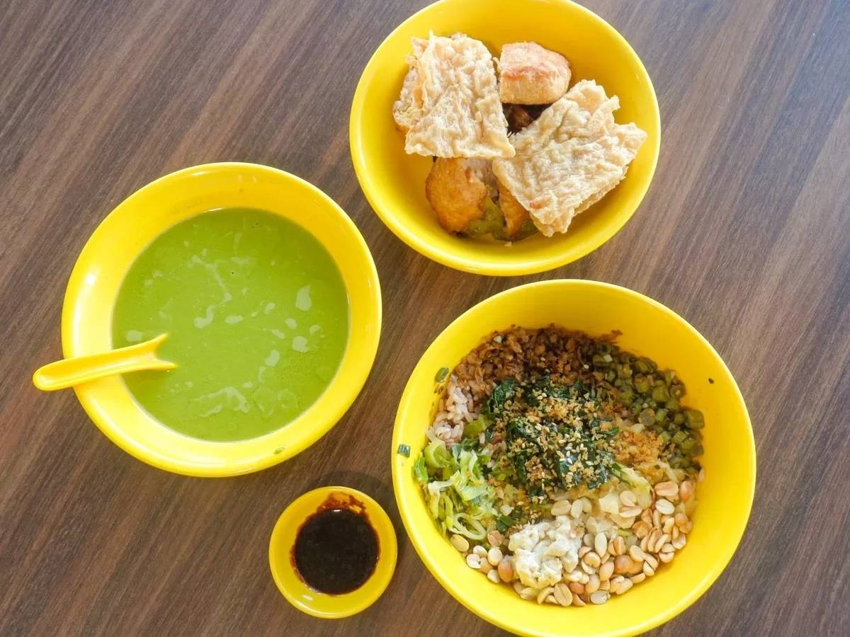 HAKKA THUNDER TEA RICE - LEI CHA AND YONG TAU FOO