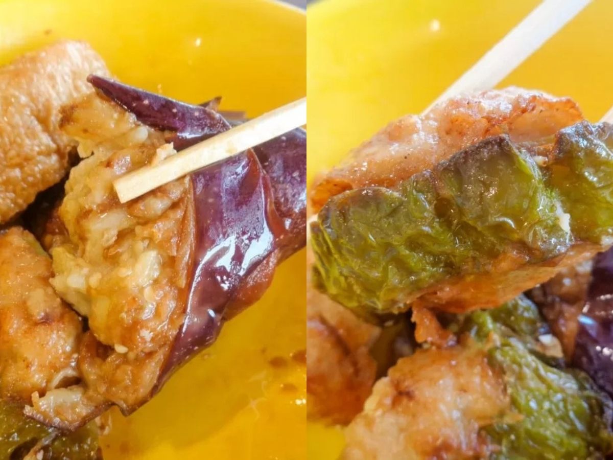 HAKKA THUNDER TEA RICE - BITTERGOURD AND EGGPLANT