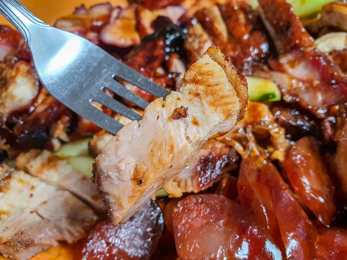 incredible roasted meat - roast meat closeup