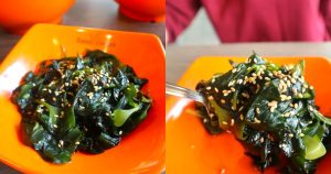 liu kou shui - kelp closeup