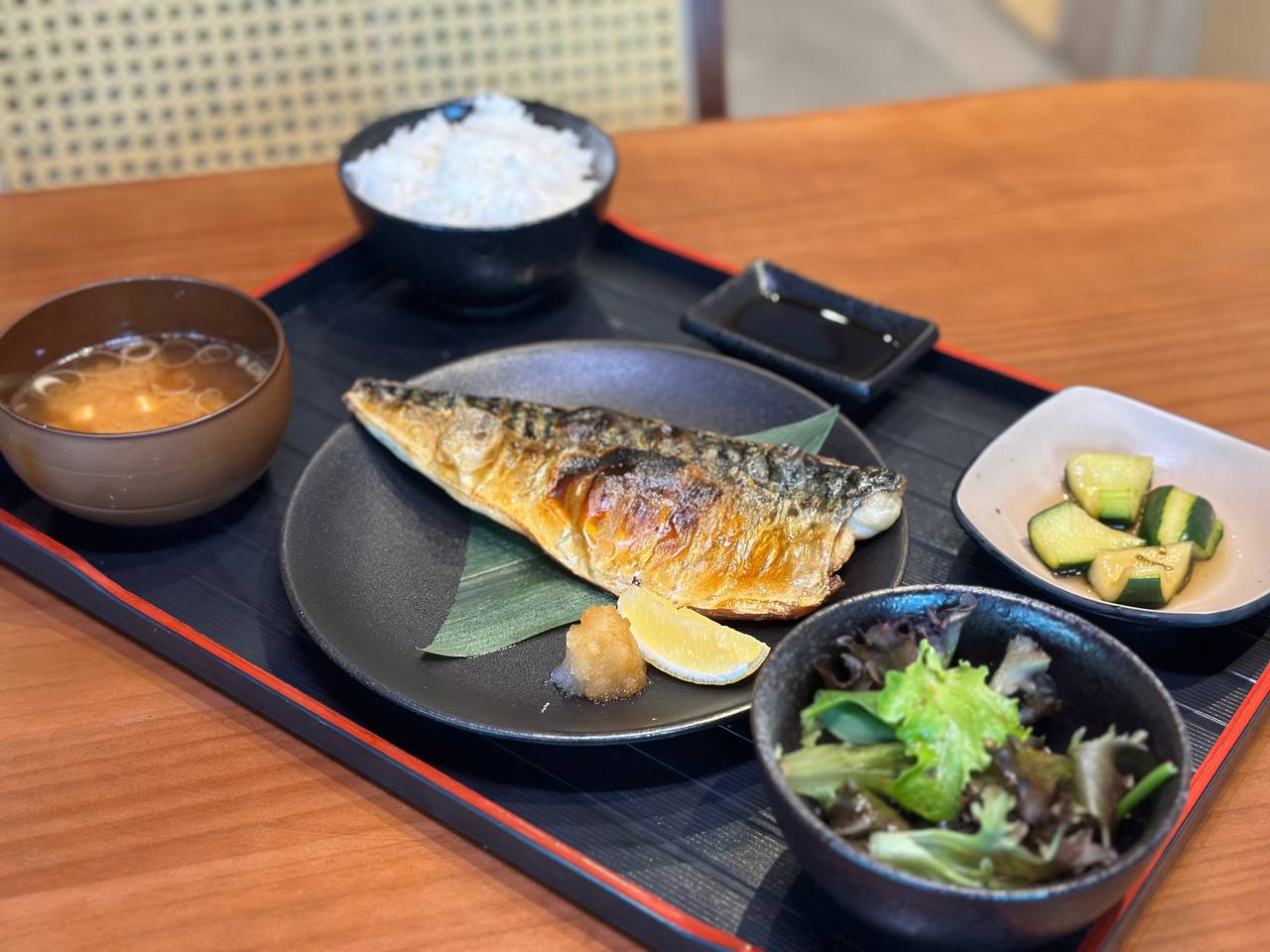Jiro - lunch saba set