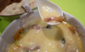 Botak Cantonese Porridge cuttlefish