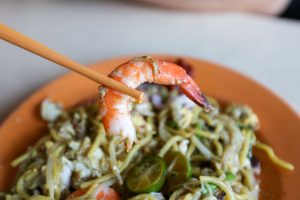 Swee Guan Hokkien Mee - close up of prawn