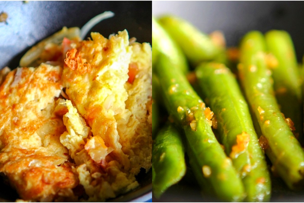 Nonya Pok Pok Kay - Omelette & Green Bean