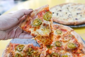 Mr Kneady's - pizza closeup