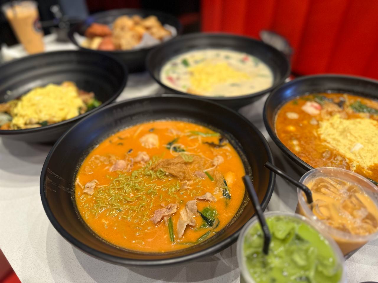 A hot hideout - tomato soup broth