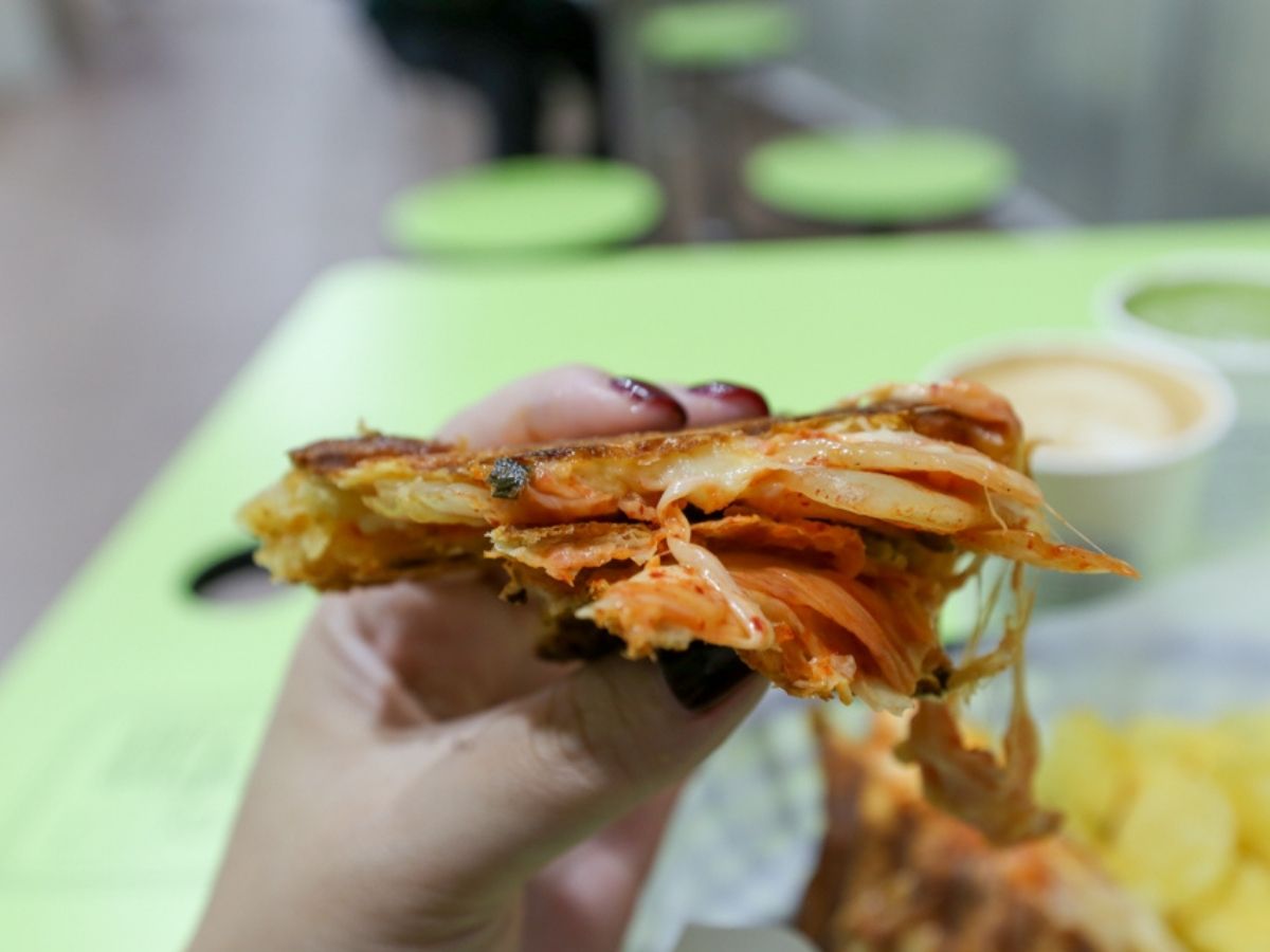Mad Roaster - kimchi grilled cheese