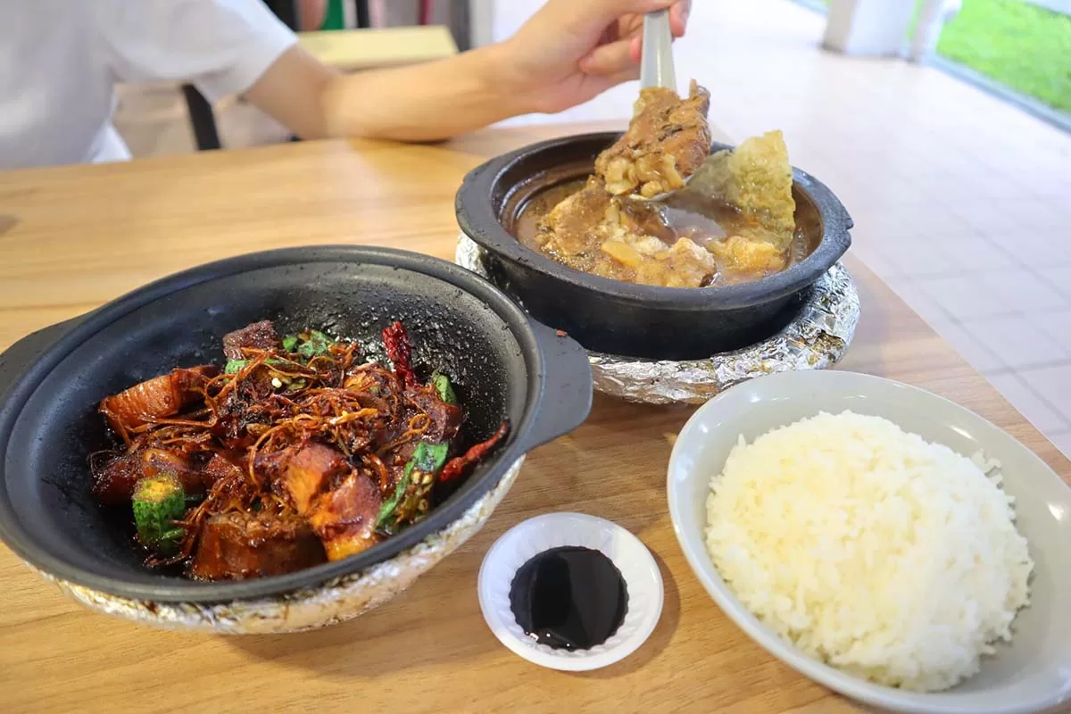 bakkutteh6 bak kut teh list - ge bi lao wang bak kut teh dishes