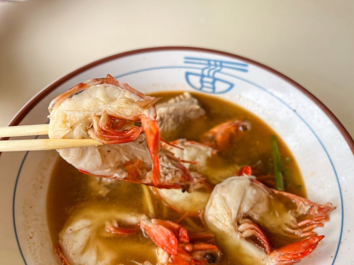 Adam Road San Ge Prawn Noodle -prawn