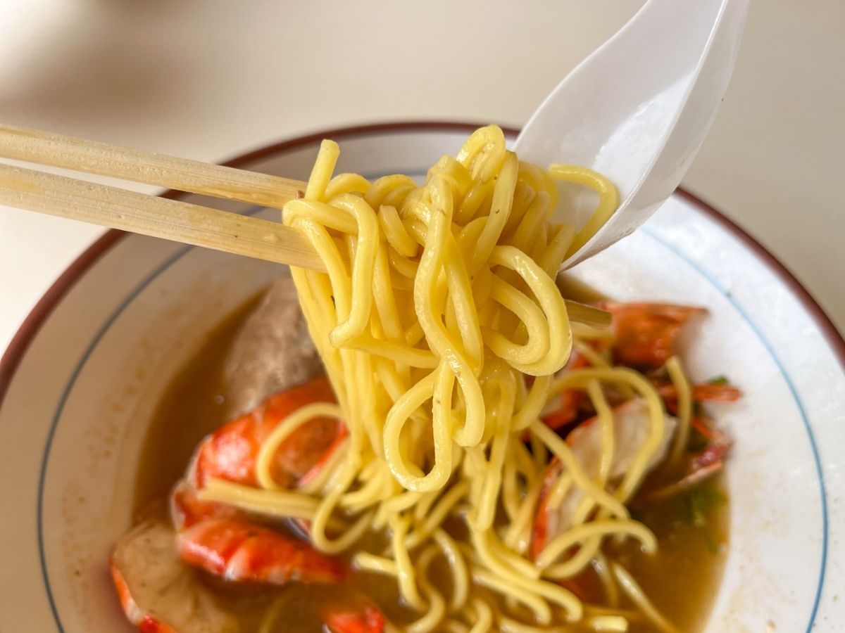 Adam Road San Ge Prawn Noodle -noodles