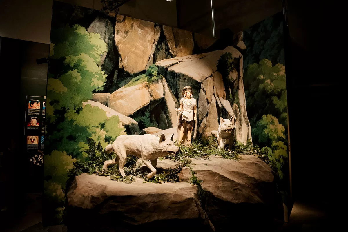 Princess Mononoke exhibit