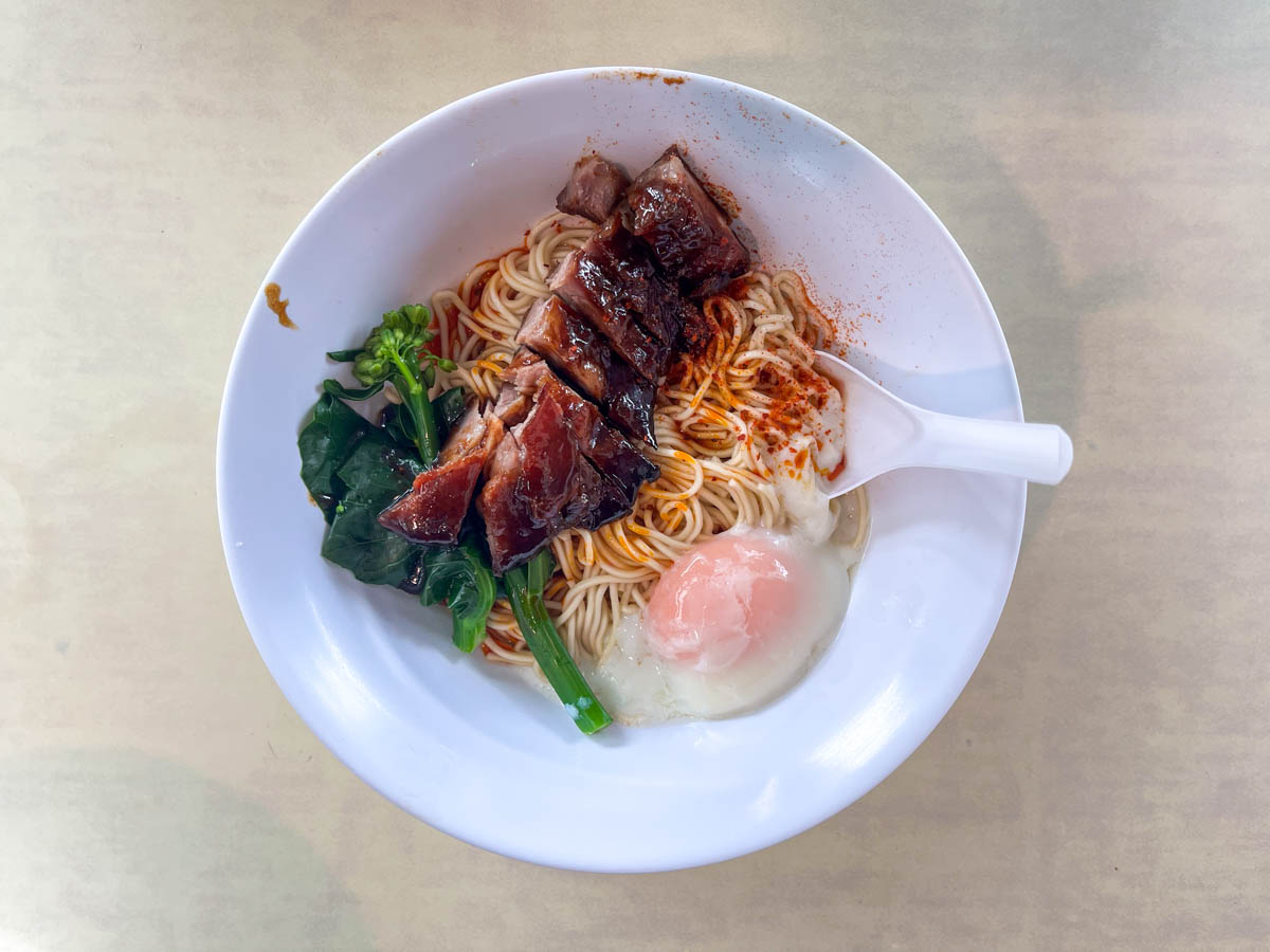 lye bo - char siew noodles