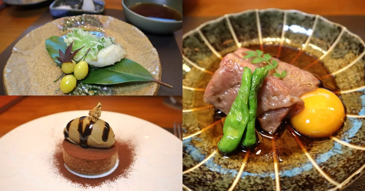 omakase - wakuda nigiri mains