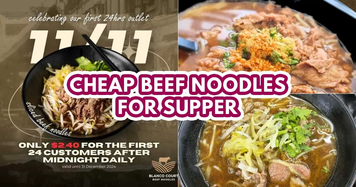 Blanco Court Beef Noodles promotion - featured image