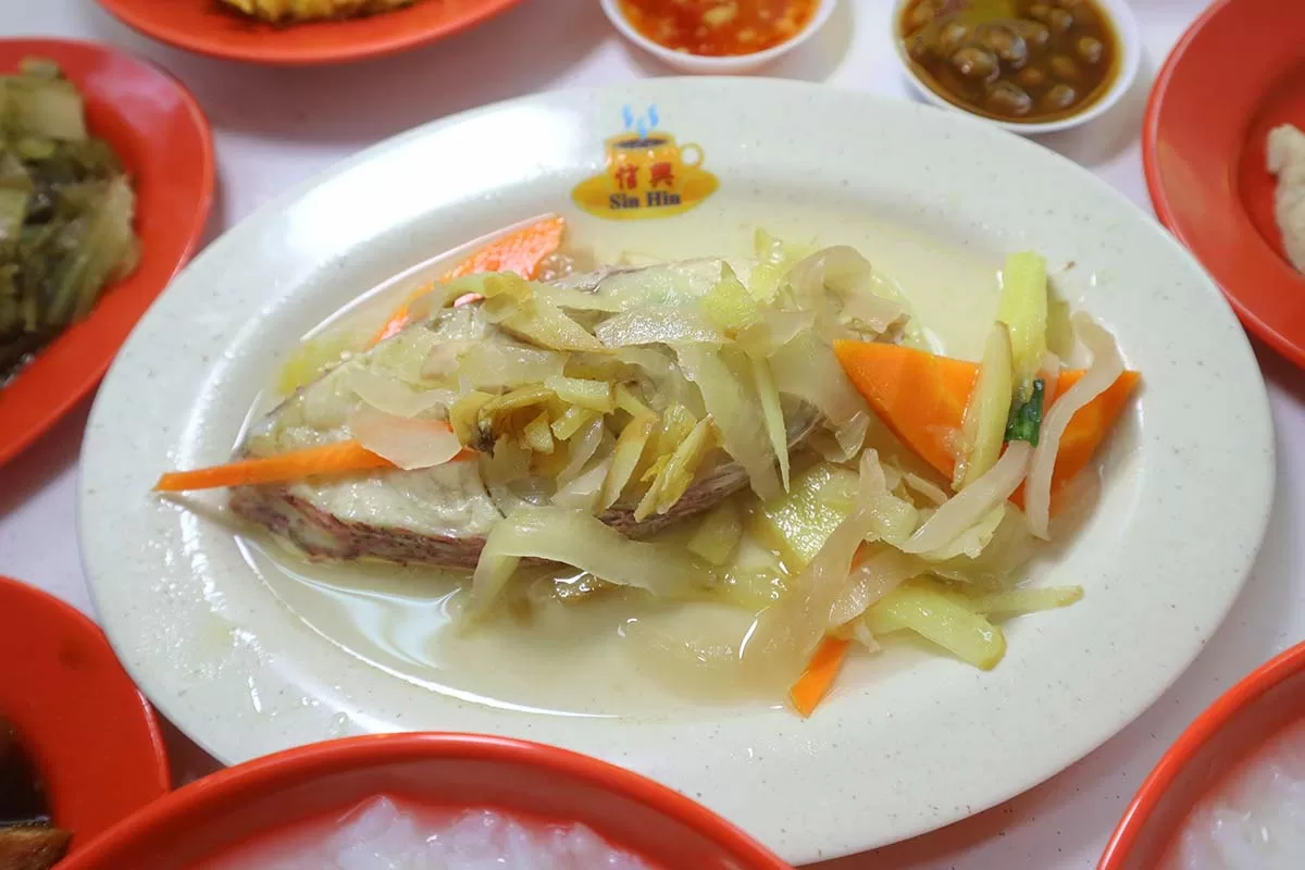 sin hock heng relocated - steamed fish