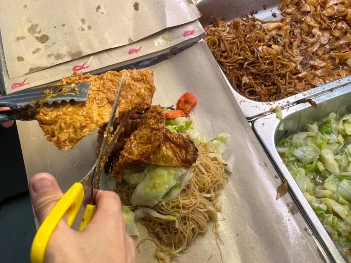New Zai Xing Vegetarian - making of dish