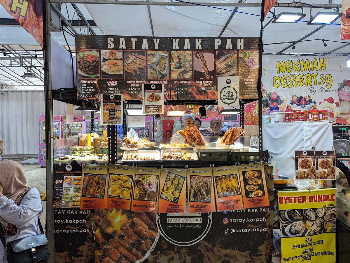Punggol Big Fair Satay Kak Pah Punggol Big Fair - Satay Kak Pah