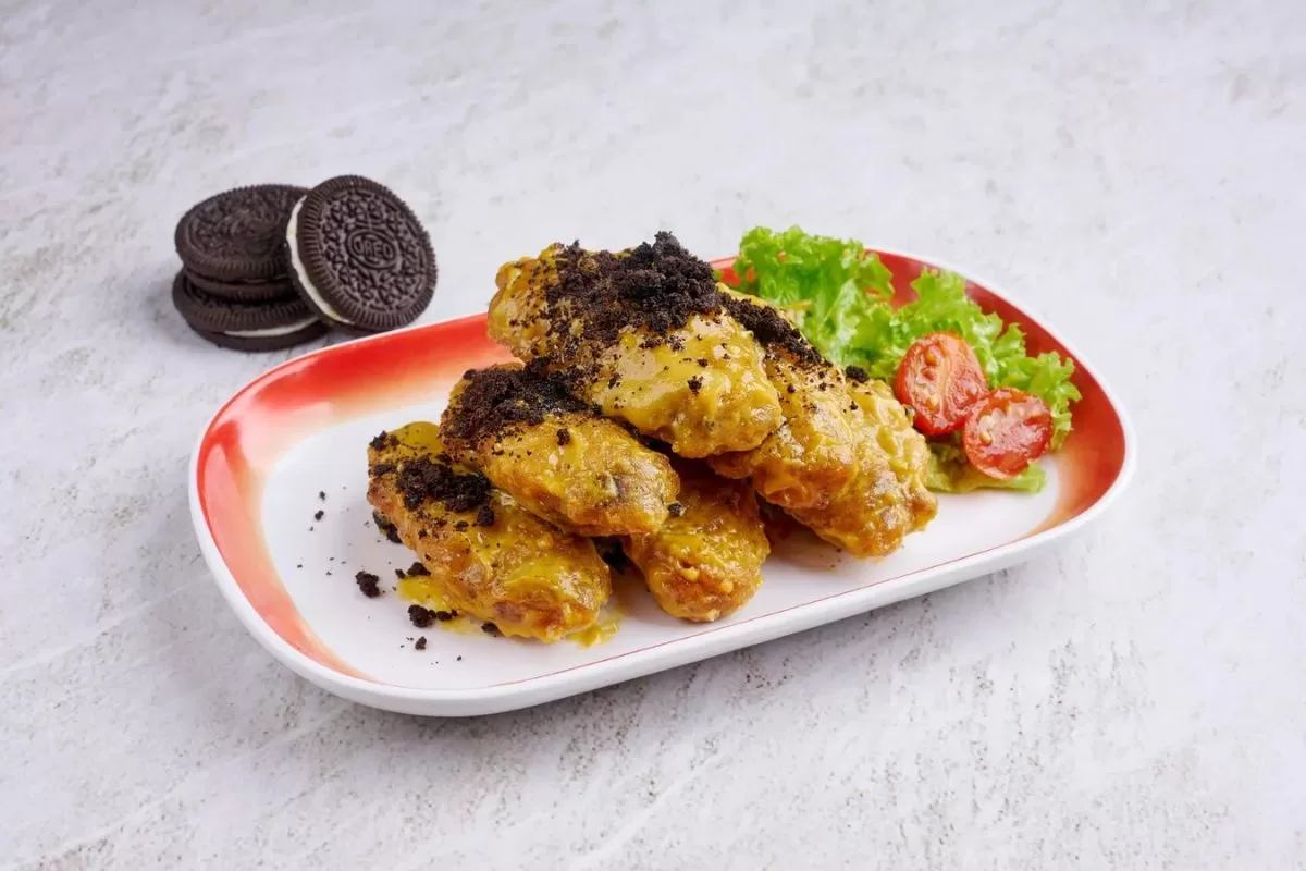 Yu Cun new outlet sultan gate - cookies and cream cheesy chicken