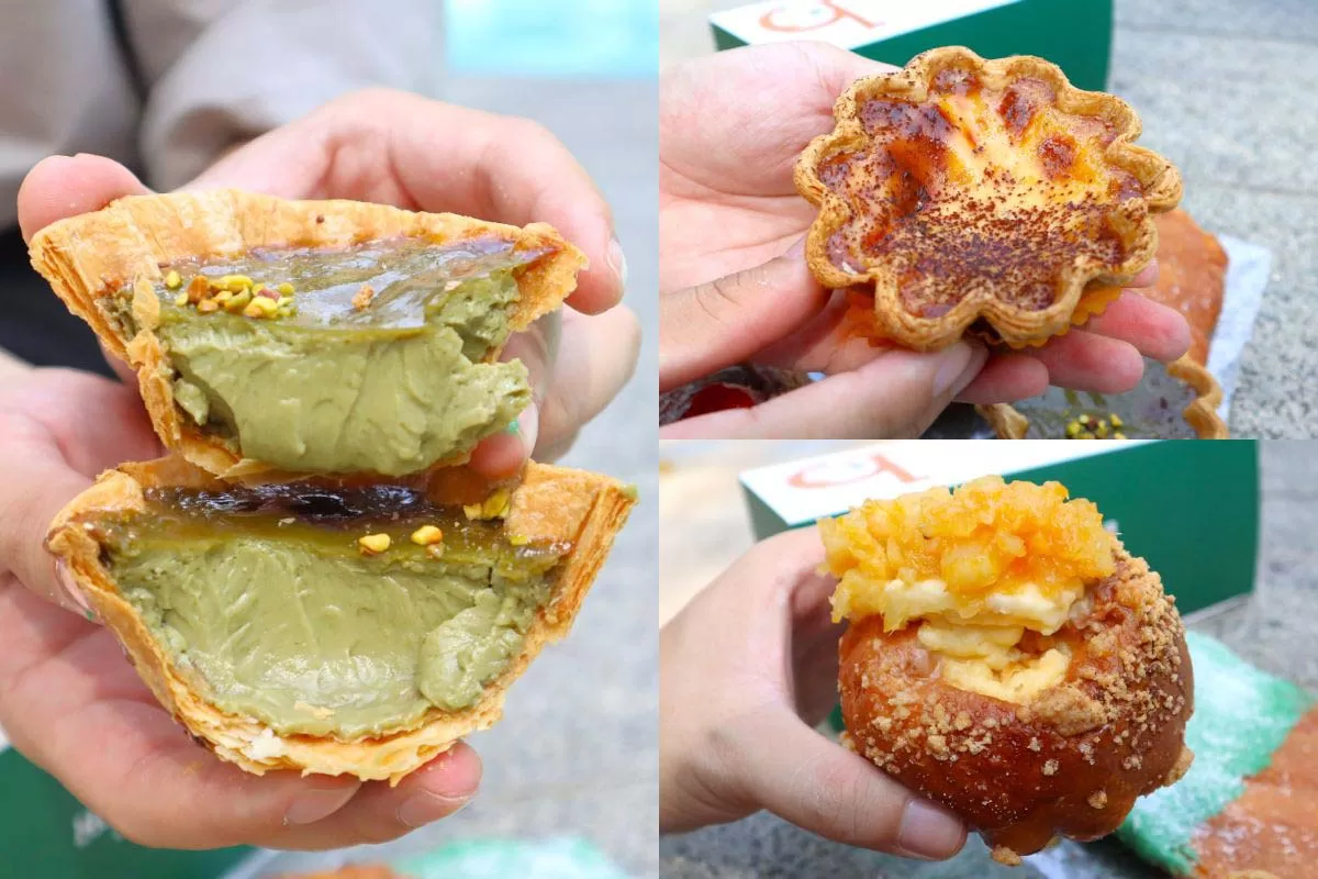 hkbudgeteats9 Hong Kong budget eats - pastries filling