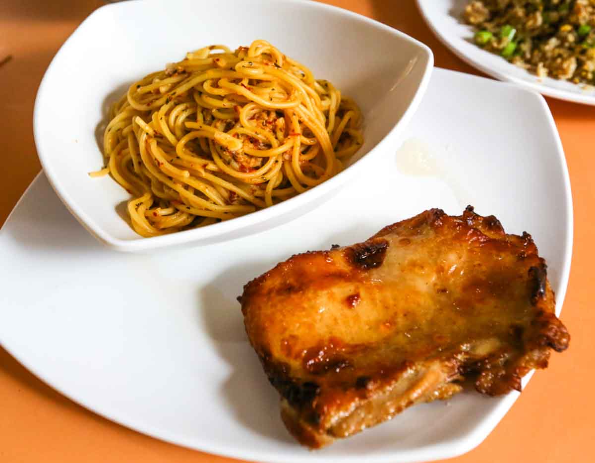 salt singapore - pasta and meat