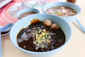Hai Nan Xing Zhou Beef Noodle overview of dishes ordered