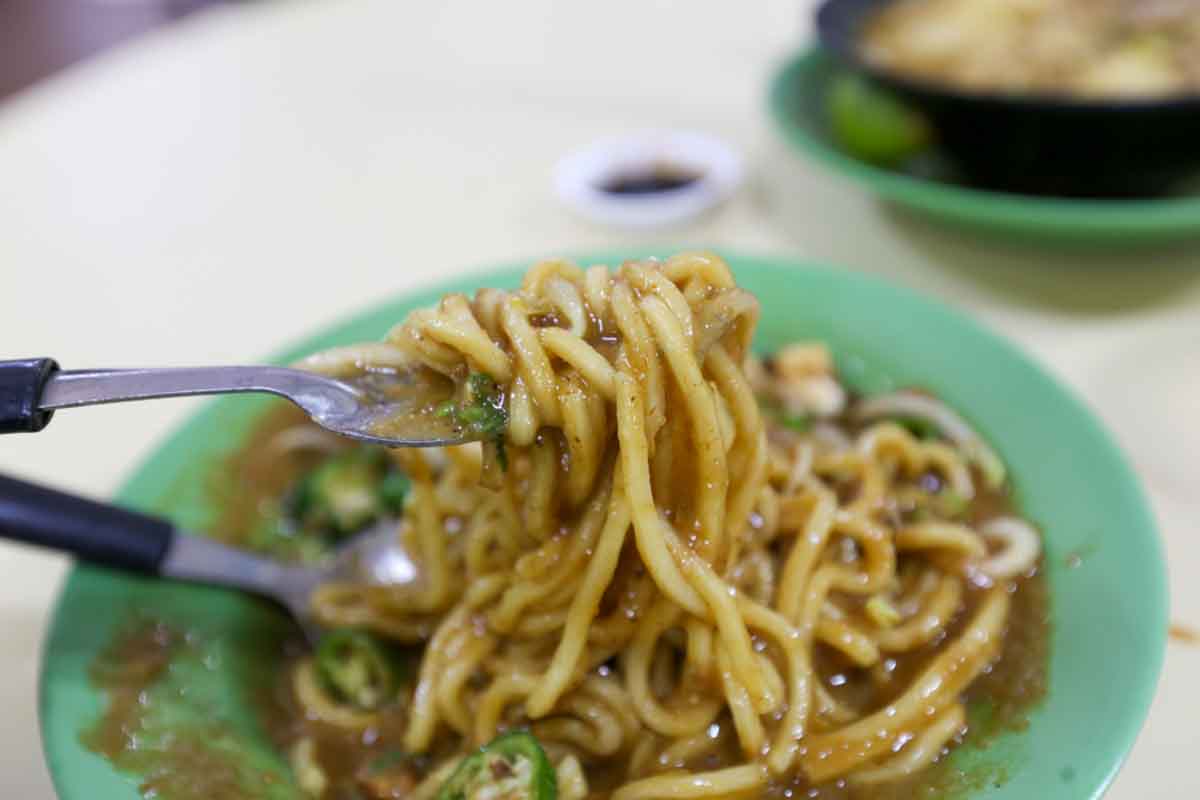warong H.J. Sukarjo - mee rebus closeup