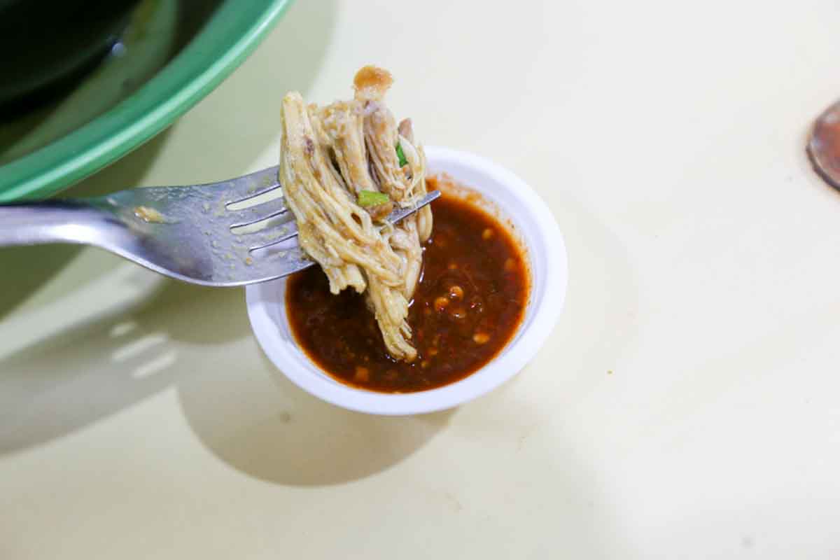 warong H.J. Sukarjo - chicken dipped in chilli